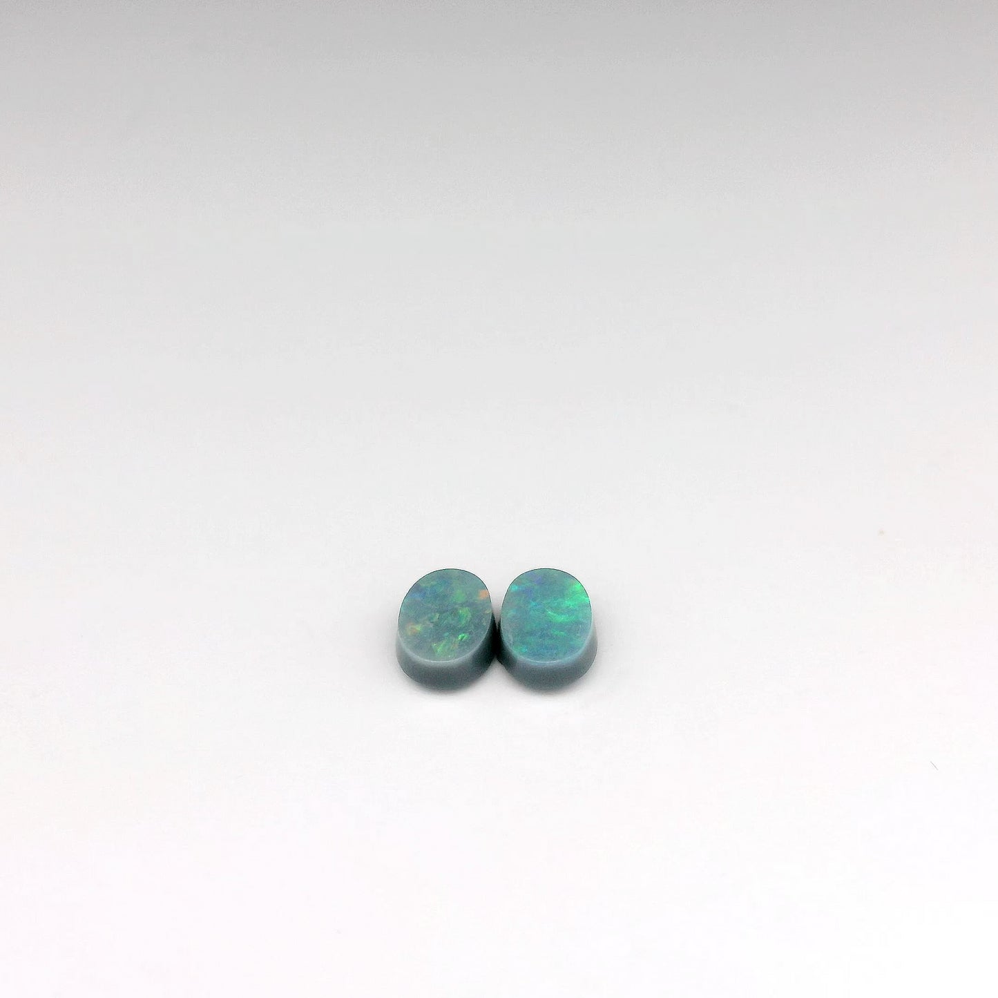 0.83ct Green, Blue Opal Gemstone Pair