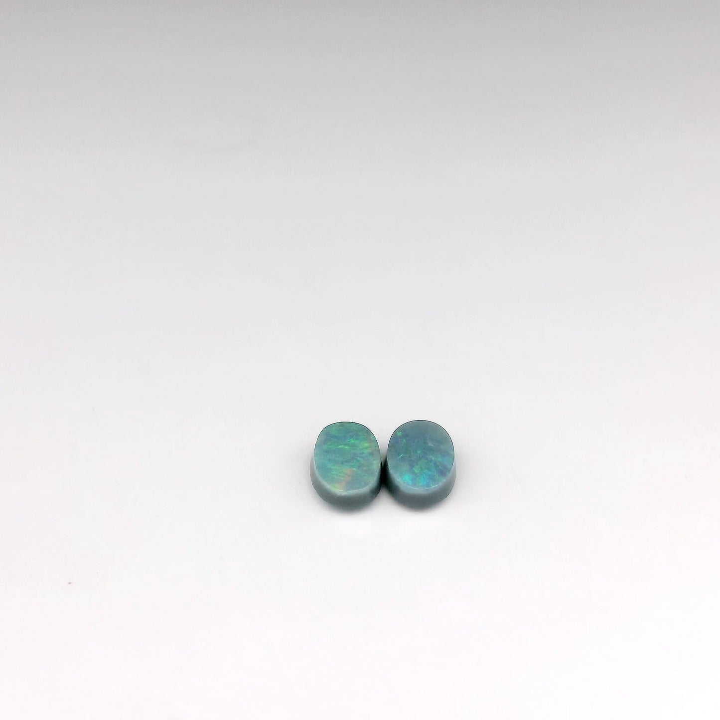 0.83ct Green, Blue Opal Gemstone Pair