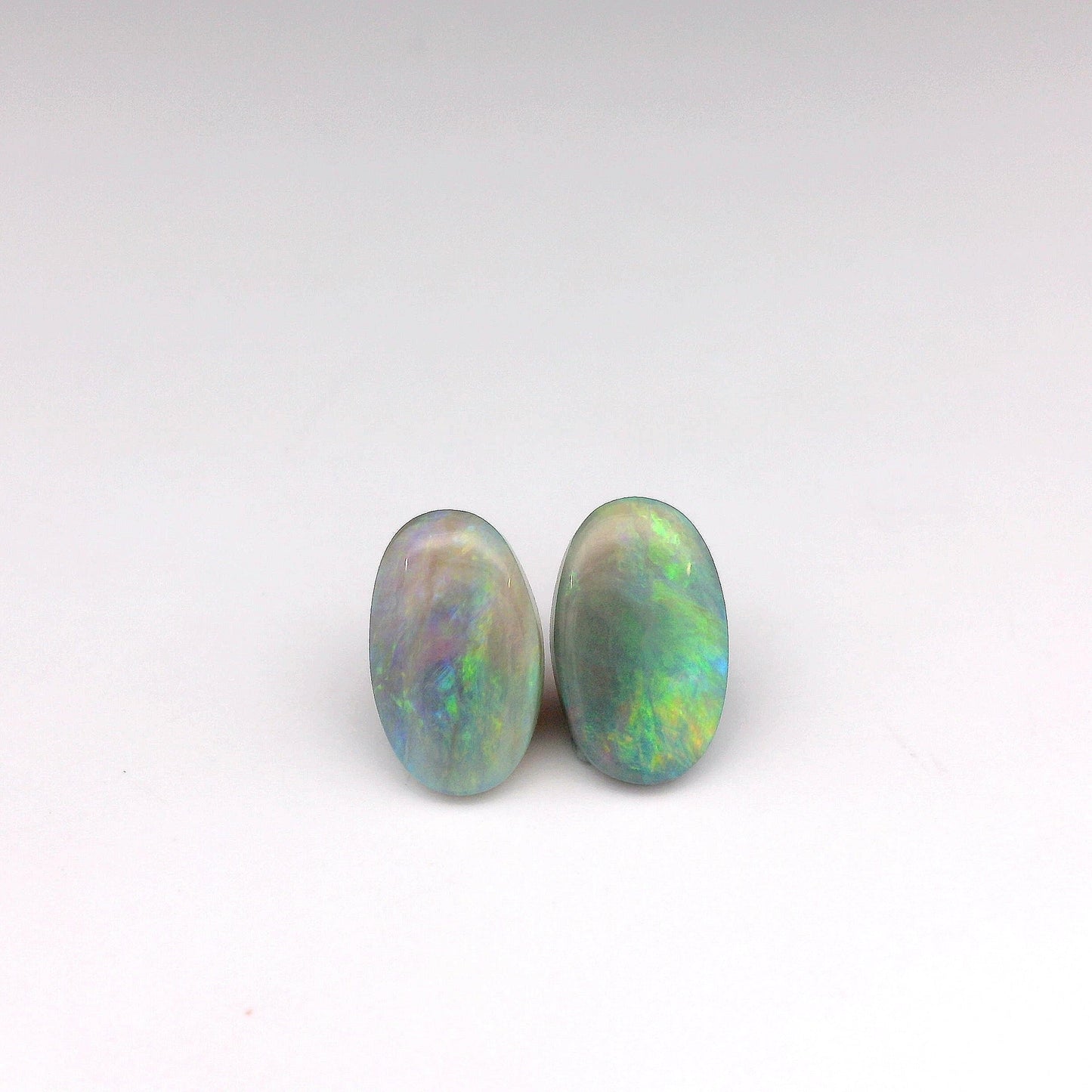 2.40ct Green Opal Gemstone Pair
