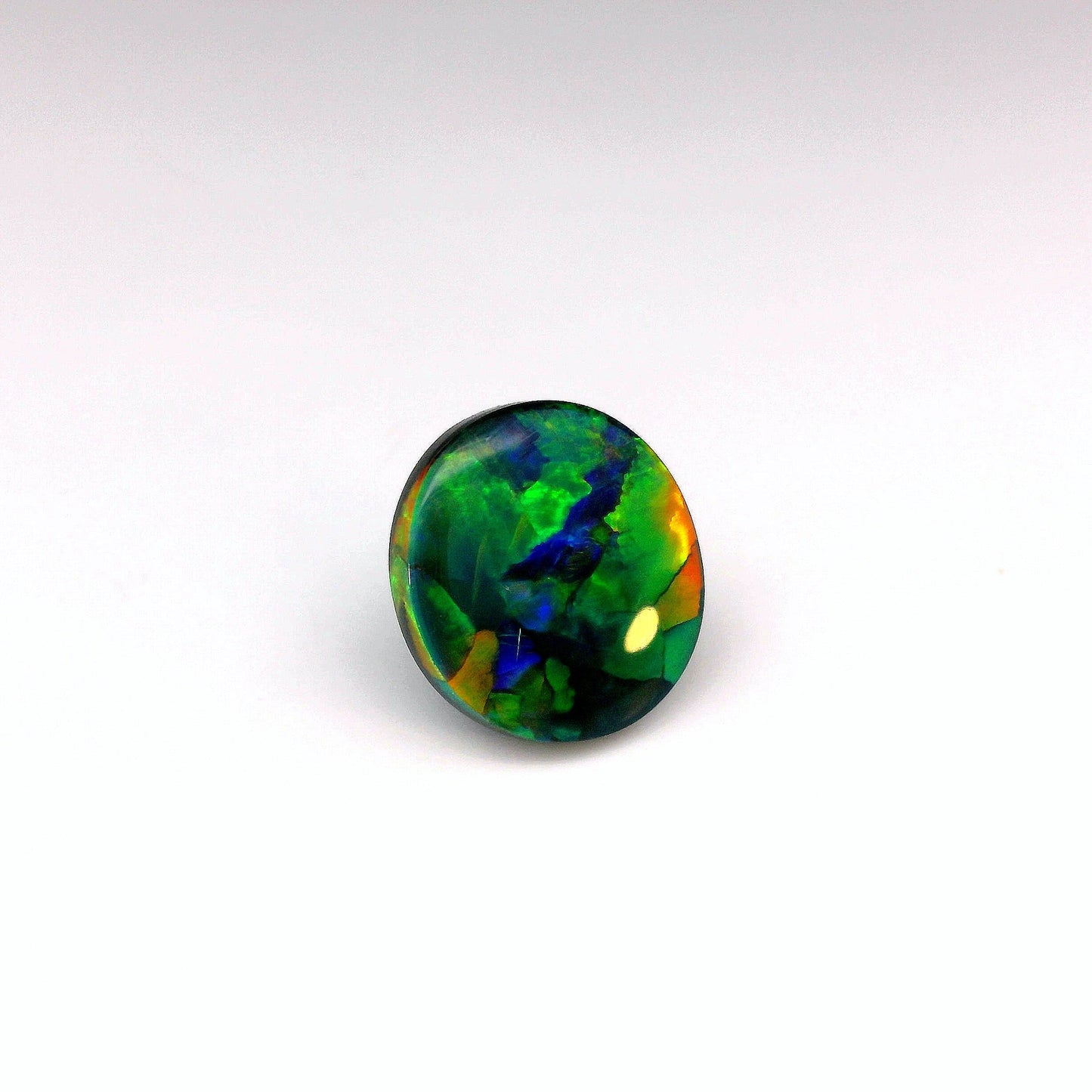 3.72ct Red Multicolour Opal Gemstone