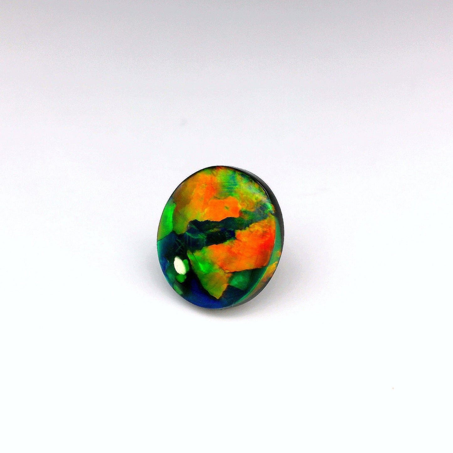 3.72ct Red Multicolour Opal Gemstone