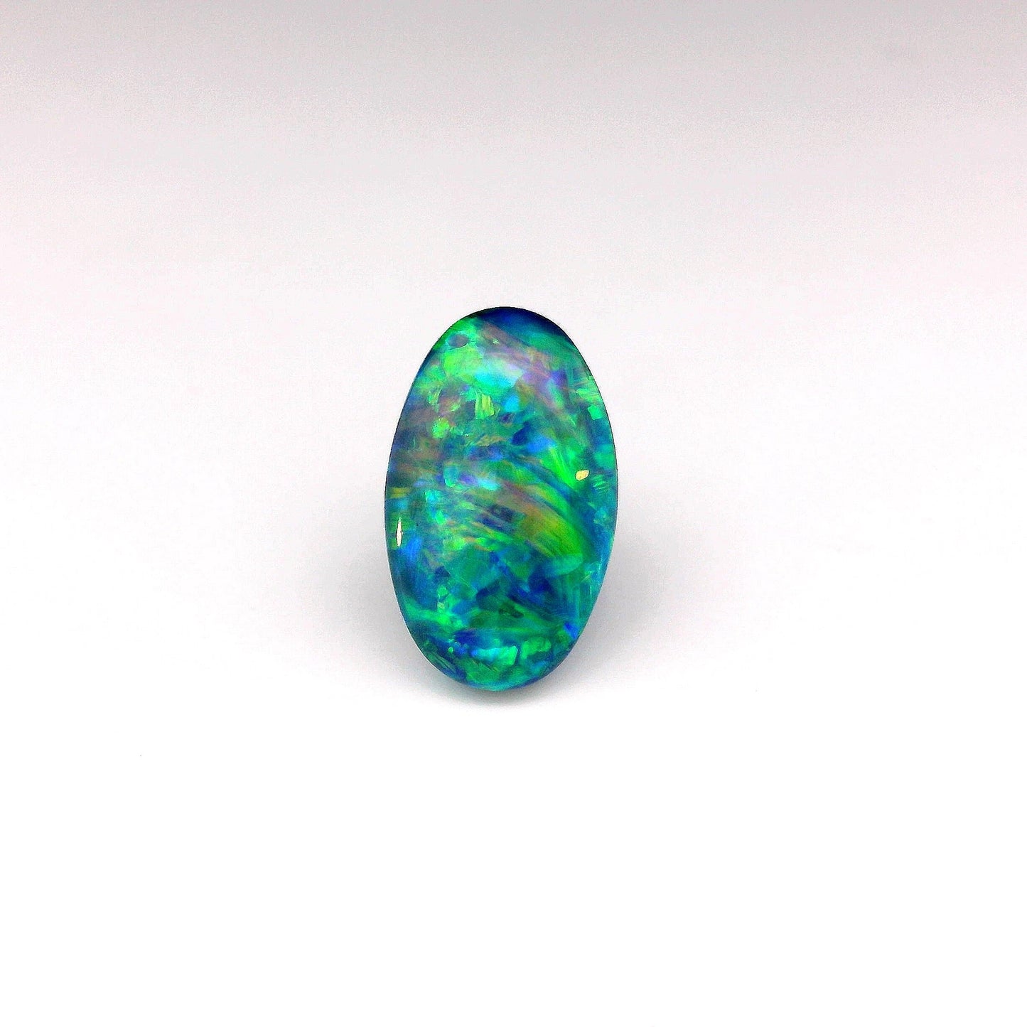 5.43ct Green, Orange Opal Gemstone