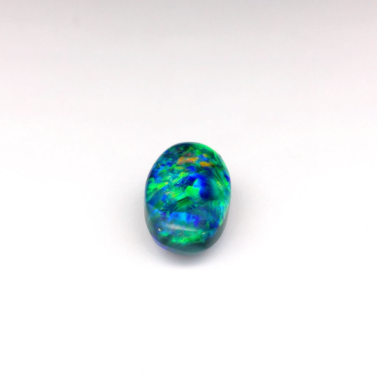 5.43ct Green, Orange Opal Gemstone