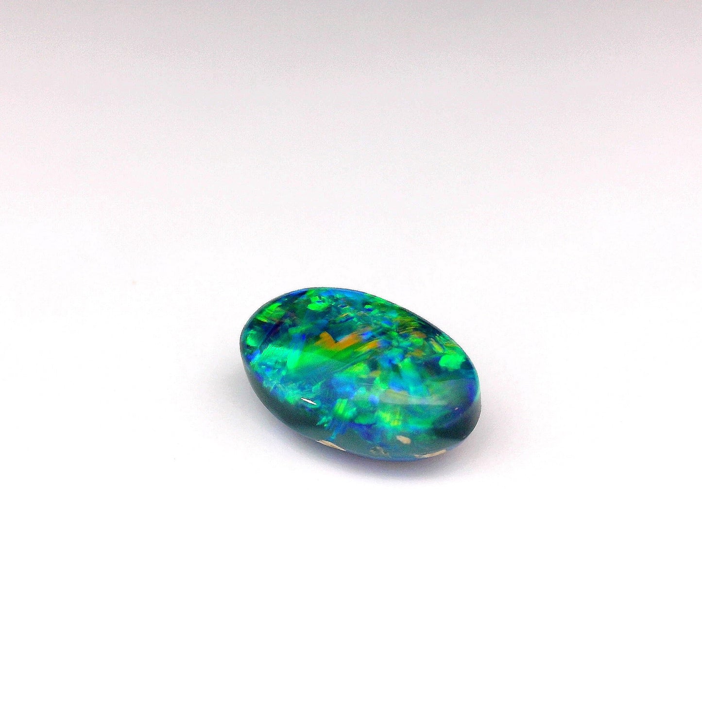 5.43ct Green, Orange Opal Gemstone