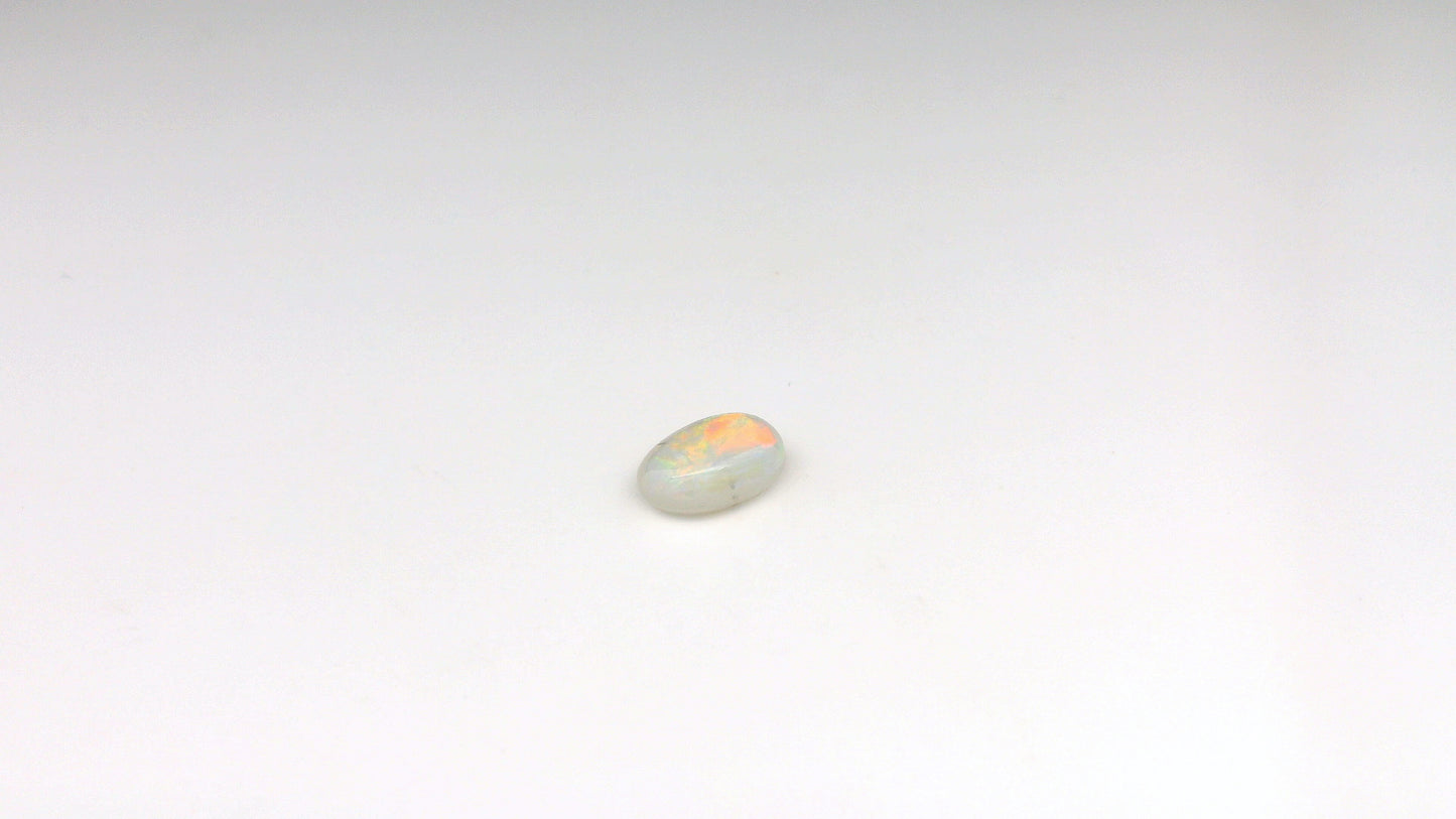 0.96ct Red Multicolour Opal Gemstone
