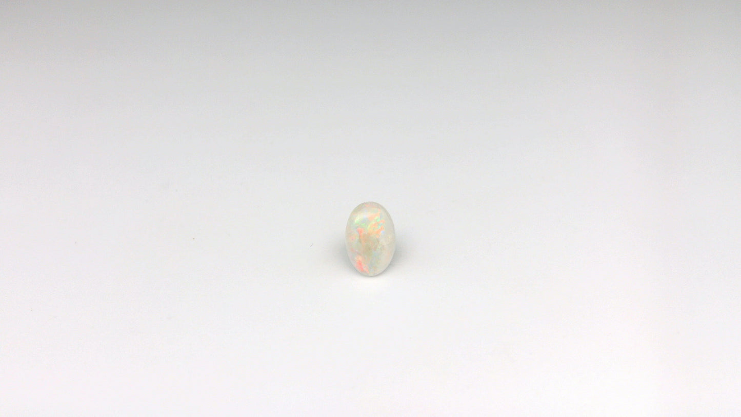 0.52ct Red Multicolour Opal Gemstone