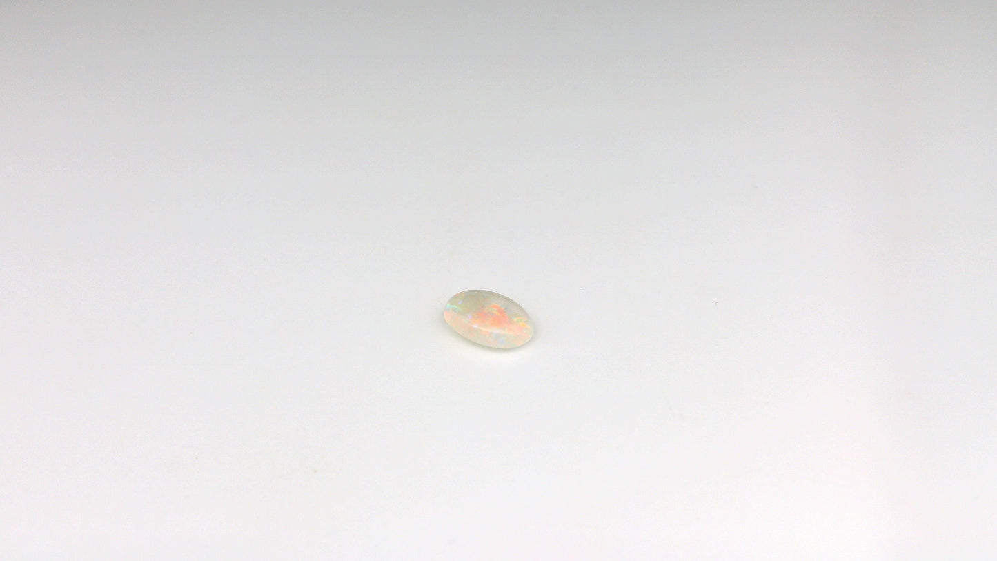0.52ct Red Multicolour Opal Gemstone