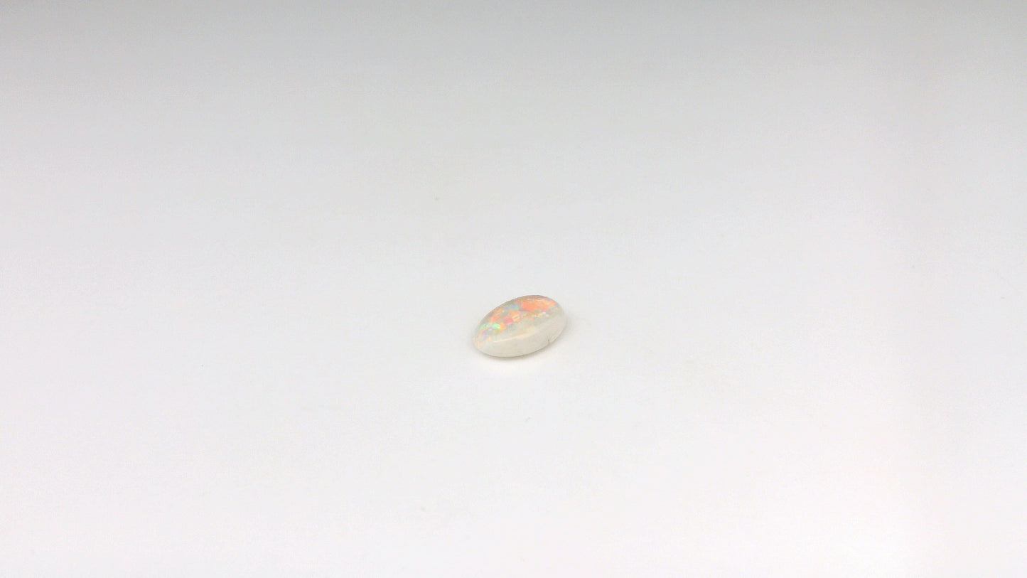 0.52ct Red Multicolour Opal Gemstone