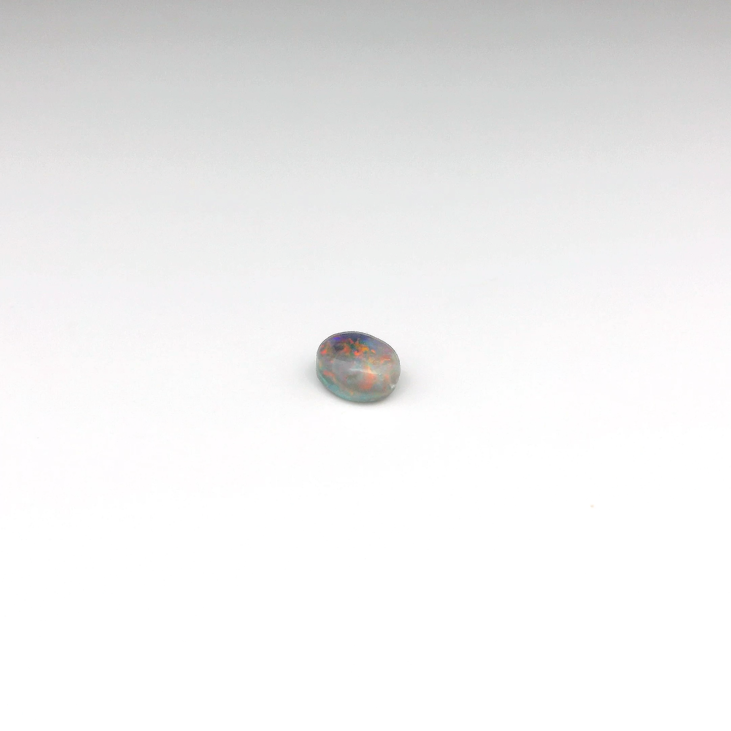 0.64ct Red Multicolour Opal Gemstone