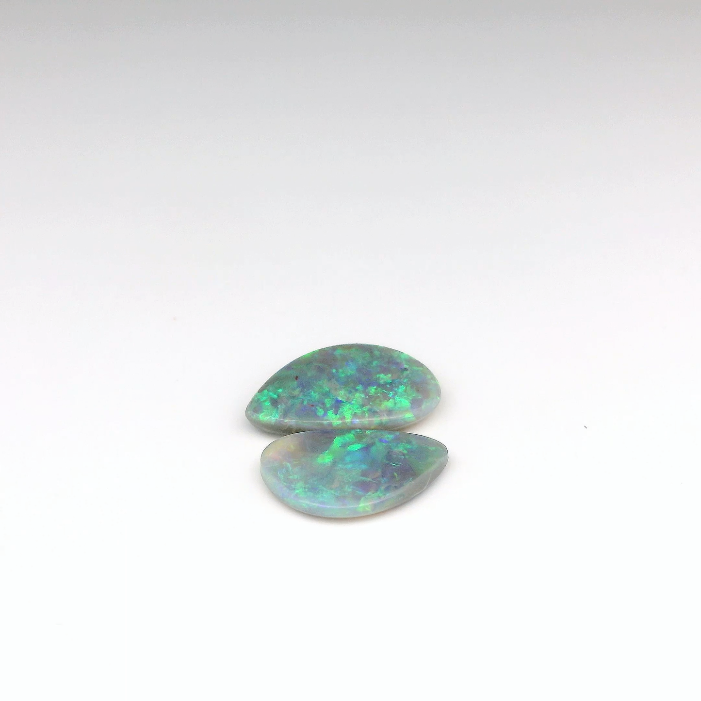 2.88ct Green Opal Gemstone Pair