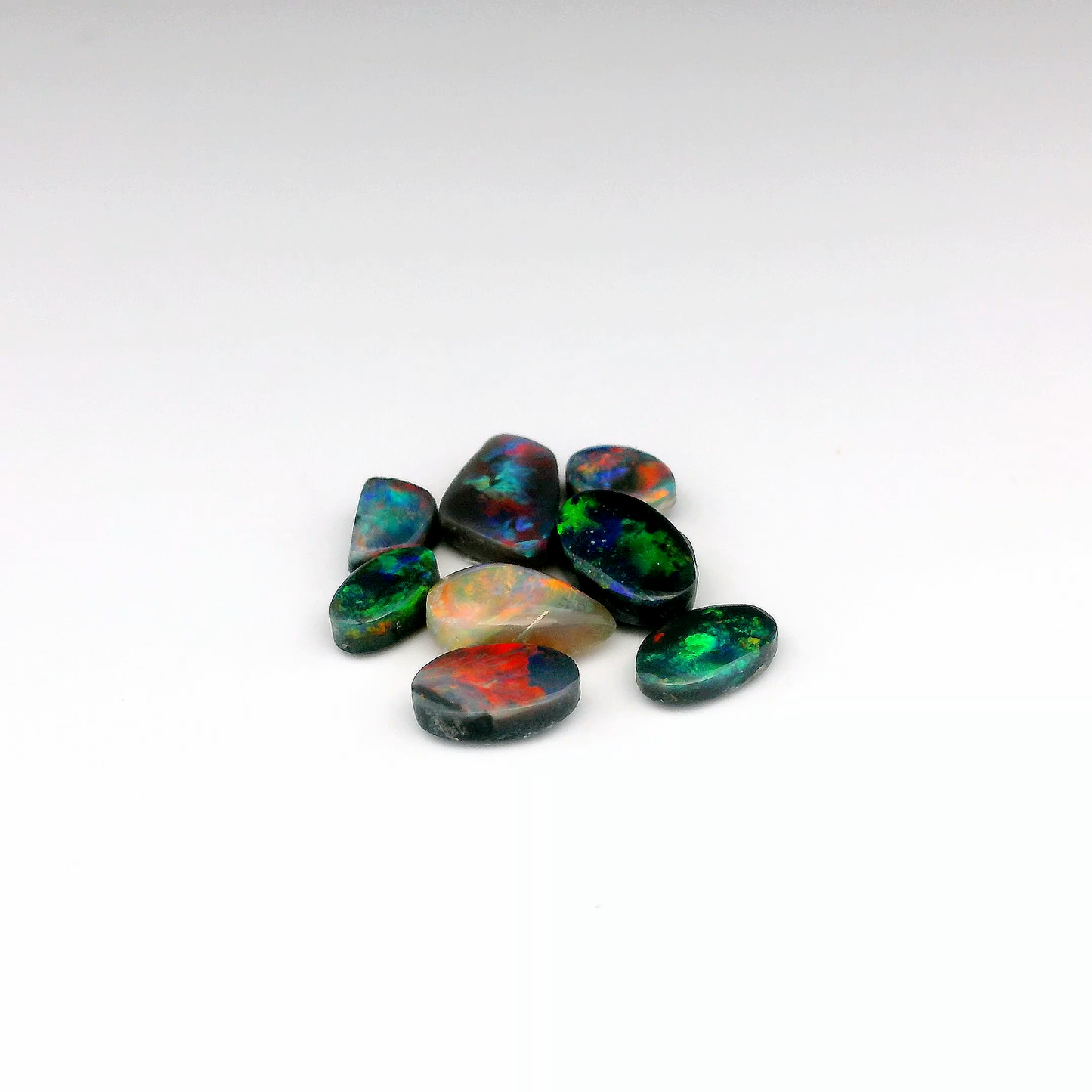 4.66ct Multicoloured 8 Gemstone Opal Group