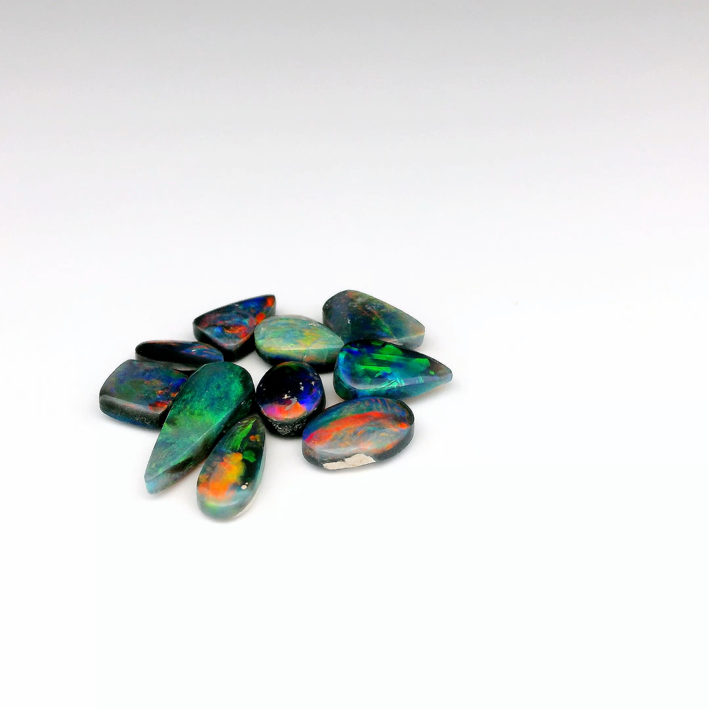 5.69ct Multicoloured Opal Gemstone Group