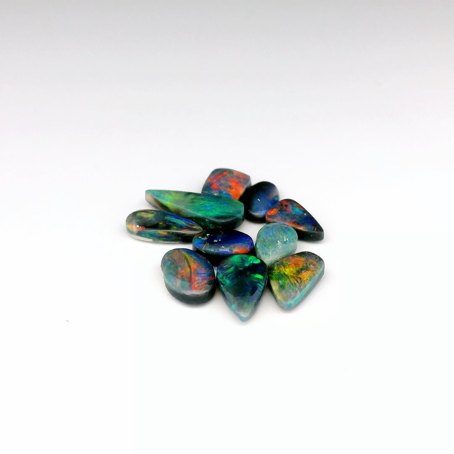 5.69ct Multicoloured Opal Gemstone Group