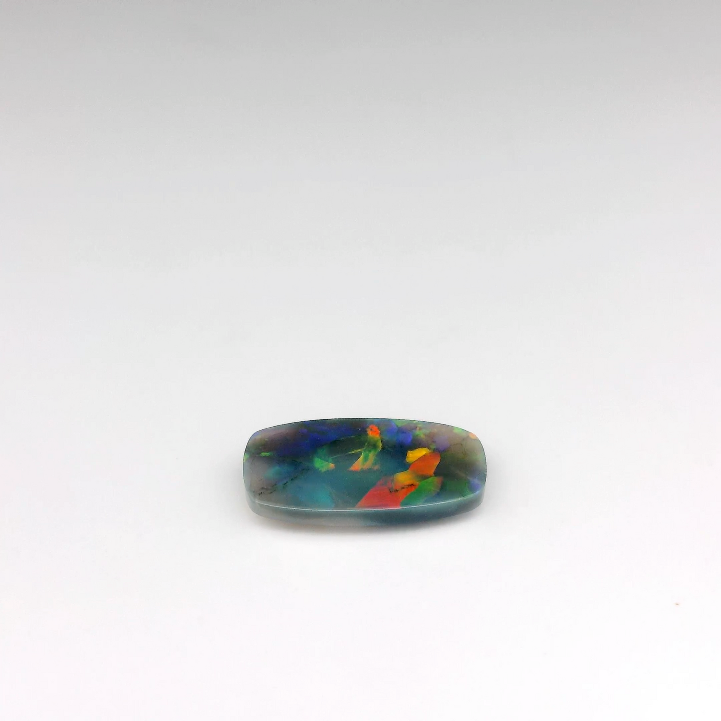 2.06ct Red Multicolour Opal Gemstone