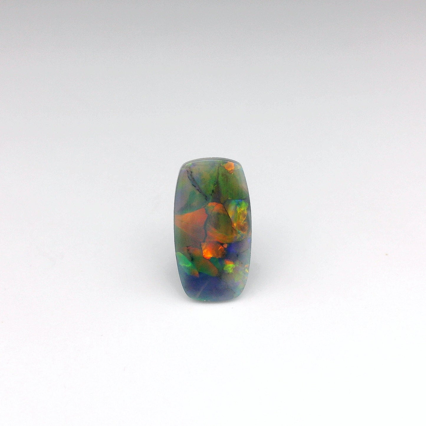 2.06ct Red Multicolour Opal Gemstone